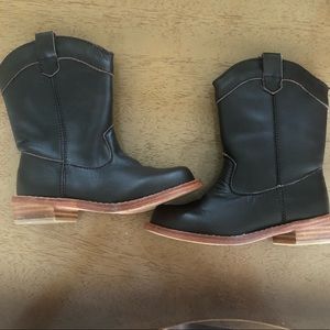 Janie & Jack Brown Leather Boots